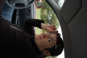 On the road back to Melbourne.