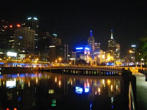 Melbourne by night