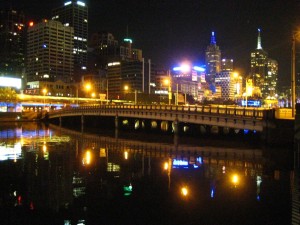 Melbourne by night