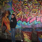 Graffiti in the back streets of Chinatown