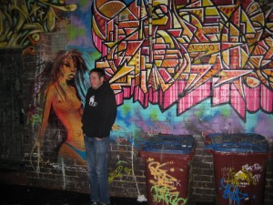 Graffiti in the back streets of Chinatown
