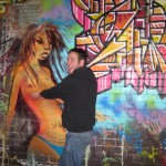 Graffiti in the back streets of Chinatown