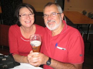 Sue and Colin shared an Erdinger Weissbier
