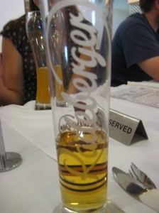 Interesting shape of the glass